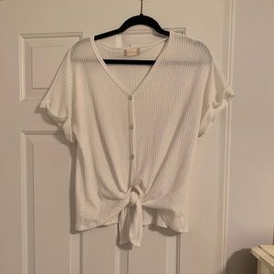 White button up blouse from alter’d state